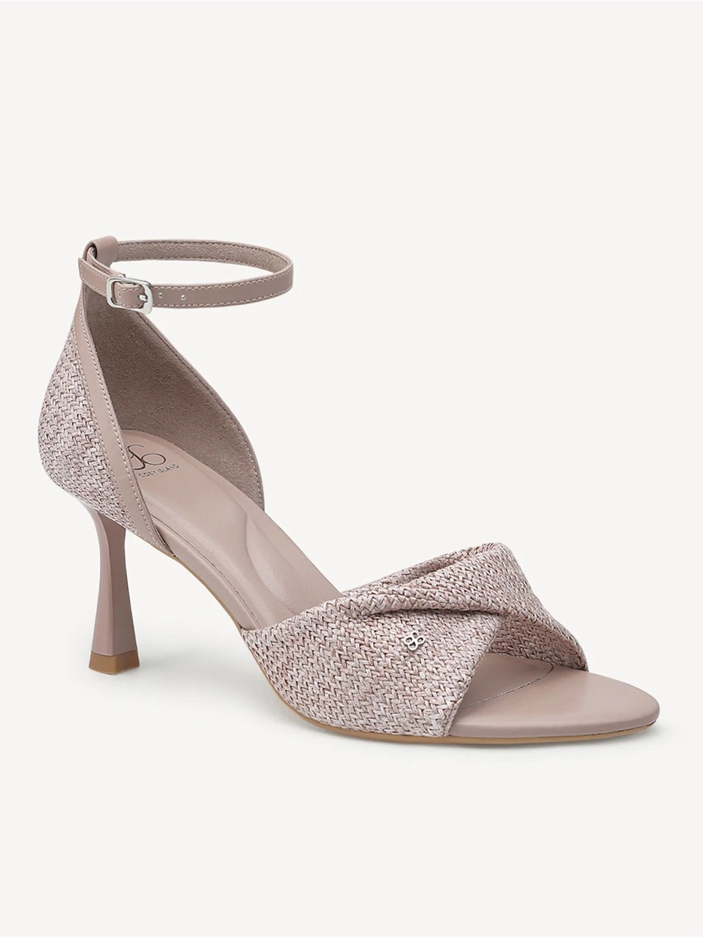 NWT Cosy Island RaffiaGleam Ankle Strap Sandal